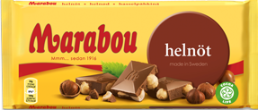 Marabou Hasselnød, 200gr.